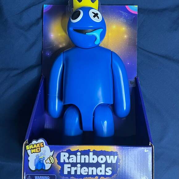 NEW 2025 Rainbow Friends BLUE Deluxe 12" Action Figure Posable Figure PhatMojo - Picture 1 of 4